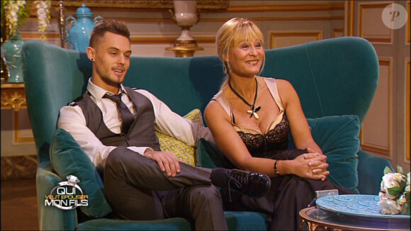 Corinne et Steven dans Qui veut épouser mon fils ? 3, diffusé vendredi 25 avril 2014 sur TF1.