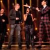Jenifer : surprenante et irrésistible en pantalon en satin dans The Voice 3 le samedi 22 mars 2014 sur TF1
