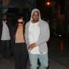 Kim Kardashian et Kanye West, en compagnie de Jonathan Cheban, meilleur ami de Kim, dans les rues du quartier de Soho à New York, le 4 mai 2014.