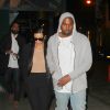 Kim Kardashian et Kanye West, en compagnie de Jonathan Cheban, meilleur ami de Kim, dans les rues du quartier de Soho à New York, le 4 mai 2014.
