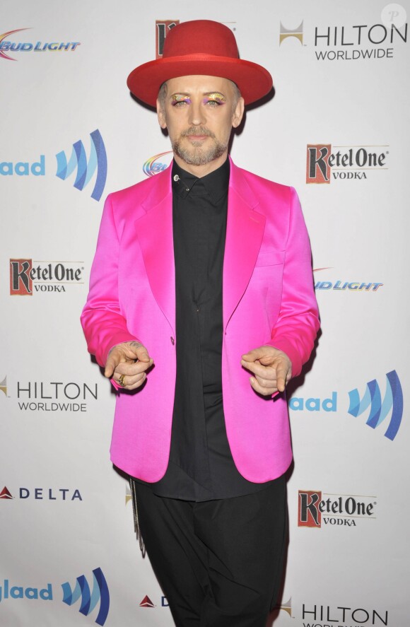 Boy George - 25e cérémonie des GLAAD Media Awards au Waldorf Astoria à New York, le 3 mai 2014.