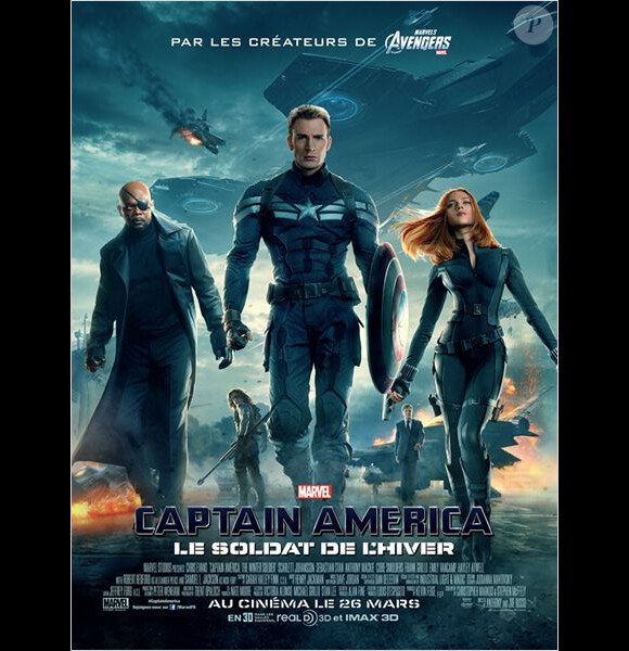 Affiche du film Captain America : Le Soldat de l'Hiver.