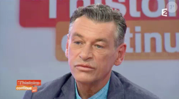 Patrick Dupond sur le plateau de "Toute une histoire" sur France 2, le 5 mai 2014.