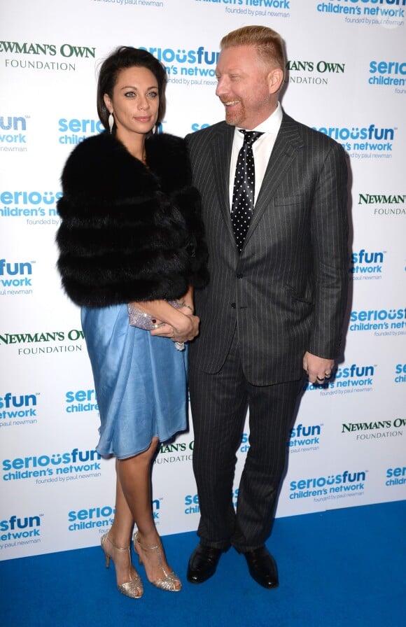 Boris Becker et Lilly Kerssenberg lors du gala SeriousFun à Camden Roundhouse le 3 décembre 2013