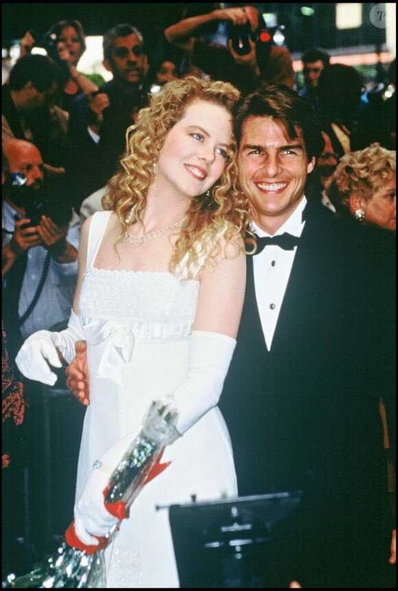 Nicole Kidman avec Tom Cruise le 14 décembre 1992.