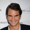 Roger Federer lors du 270e anniversaire de la marque Moët & Chandon à New York, le 20 août 2013