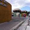 Vue de l'hôpital L'Archet, à Nice, où Hélène Pastor et son chauffeur ont été mortellement blessés par un tireur le 6 mai 2014 après une visite à Gildo Pastor, hospitalisé suite à un AVC.