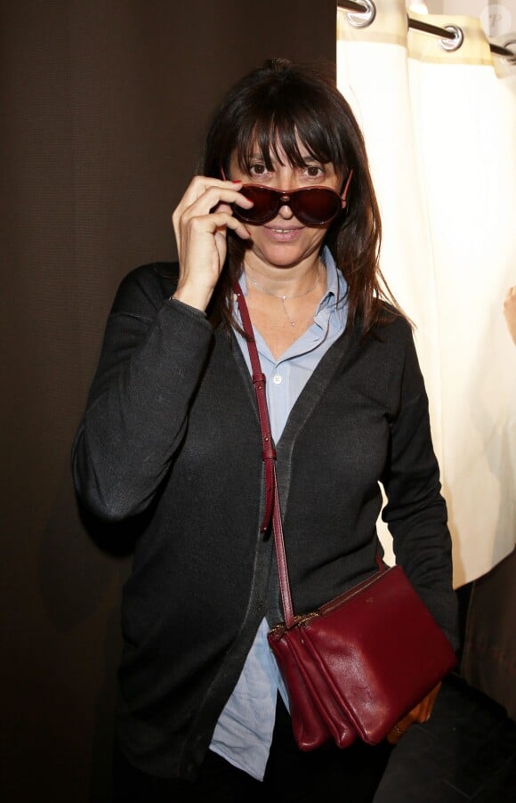 Anne Marcassus - Exclusif - Présentation de la premiere collection de lunettes Swildens dans l'une des boutiques de la marque situee rue de Poitou à Paris le 28 mars 2013