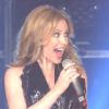 Kylie Minogue, dans The Voice (Italie), le mercredi 7 mai 2014.