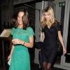 Pippa Middleton et Donna Air à Londres le 8 mai 2014.