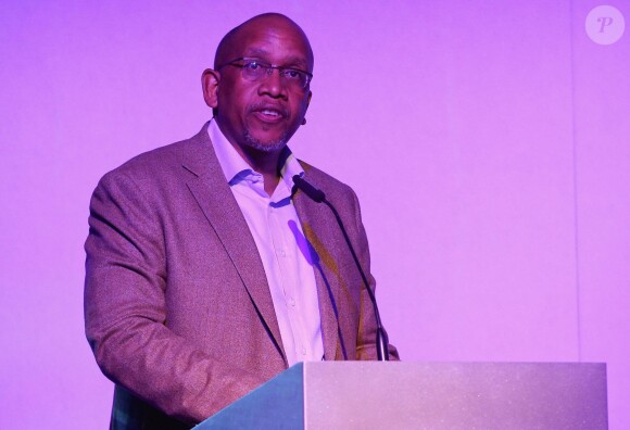 Le prince Seeiso du Lesotho lors de son discours à la soirée Sentebale summer party au Dorchester Hotel à Londres le 7 mai 2014.