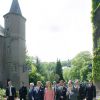 Le grand-duc héritier Guillaume de Luxembourg et la grande-duchesse héritière Stéphanie ont notamment visité le château lors de leur déplacement à Differdange le 9 mai 2014