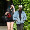 Kylie Jenner quitte le salon de coiffure Andy LeCompte à West Hollywood, le 13 mai 2014.