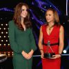 Jessica Ennis-Hill et kate Middleton lors des BBC Sports Personality of the Year Awards à l'ExCeL Arena de Londres, le 16 décembre 2012