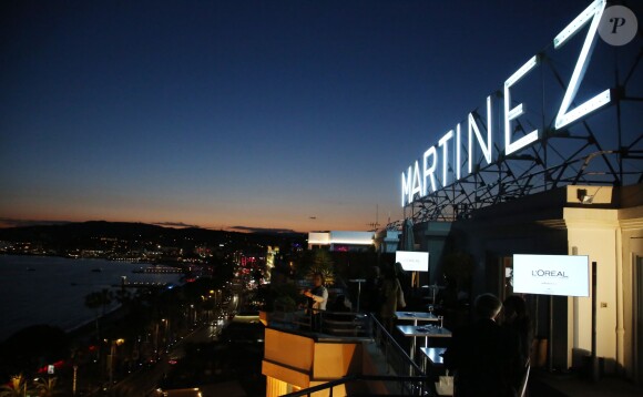 Soirée du 65e anniversaire de UniFrance films avec L'Oréal à l'hôtel Martinez durant le 67e Festival du Film de Cannes le 15 mai 2014