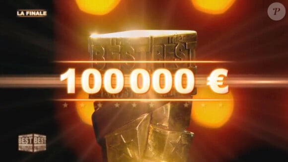 Le gagnant remporte 100 000 euros et le trophée de The Best (The Best, la finale - émission diffusée le vendredi 16 mai 2014.)