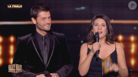 Christophe Beaugrand et Estelle Denis (The Best, la finale - émission diffusée le vendredi 16 mai 2014.)