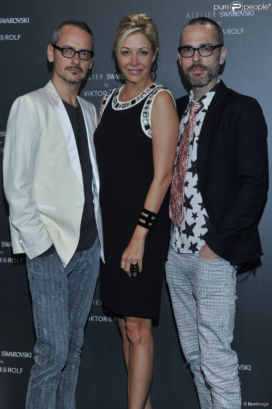  Nadja Swarovski entre Viktor &amp;amp; Rolf - Soir&amp;eacute;e Swarovski et Viktor &amp;amp; Rolf &amp;agrave; l&#039;Ecrin lors du 67e Festival international du film de Cannes, le 16 mai 2014 