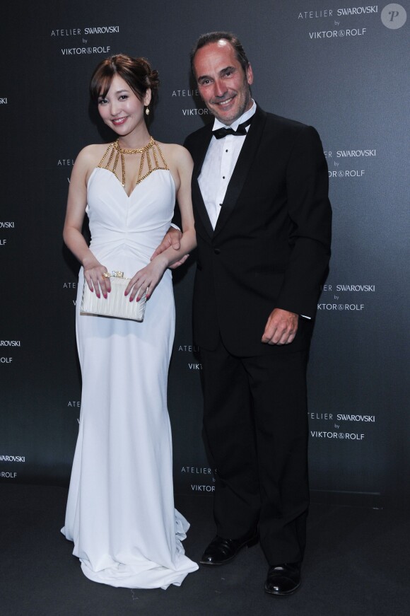 Jin Sha et Pitof - Soirée Swarovski et Viktor & Rolf à l'Ecrin lors du 67e Festival international du film de Cannes, le 16 mai 2014
