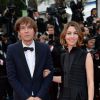 Sofia Coppola et son mari Thomas Mars, Nicolas Winding Refn et sa femme Liv Corfixen lors de la montée des marches du film Saint Laurent et l'hommage au cinéma d'animation, durant le Festival de Cannes le 17 mai 2014
