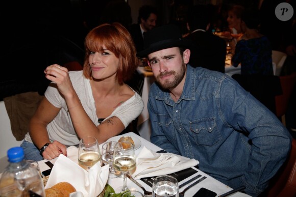 Fauve Hautot et son amoureux Jules lors de la soirée Reebok durant le Festival de Cannes le 17 mai 2014. 