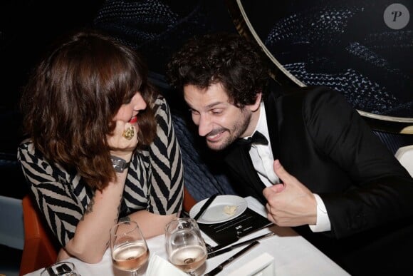 Gunther Love et Daphné Bürki lors de la soirée Reebok durant le Festival de Cannes le 17 mai 2014. 
