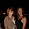 Fauve Hautot et Laure Manaudou lors de la soirée Reebok durant le Festival de Cannes le 17 mai 2014. 