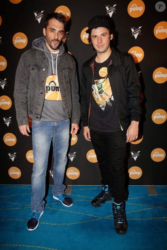 Gringe and Orelsan attending Reebok party held at Villa Schweppes during the 67th Cannes Film Festival in Cannes, France on May 16, 2014. Photo by Jerome Domine/ABACAPRESS.COM18/05/2014 - Cannes