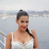 Ayem Nour lors de la soirée Reebok durant le Festival de Cannes le 17 mai 2014. 