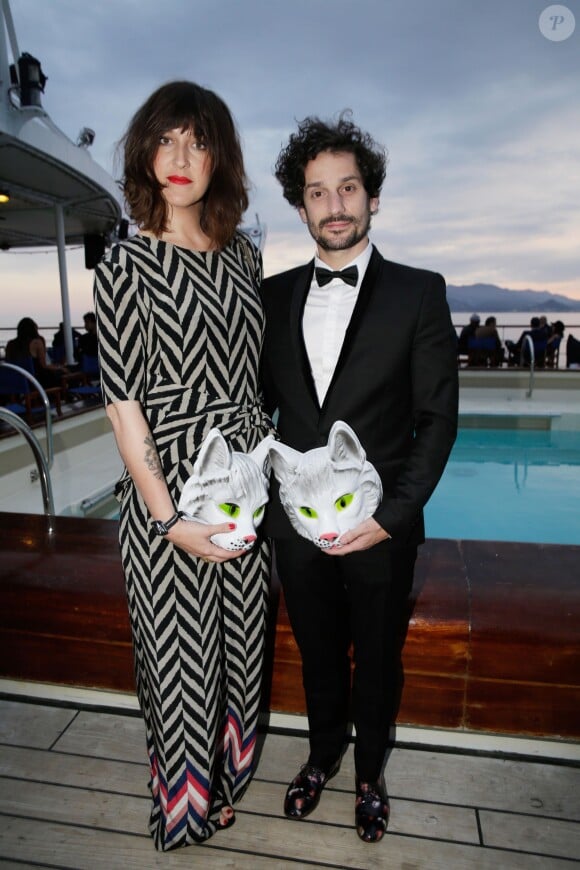 Daphne Bürki et Gunther Love lors de la soirée Reebok durant le Festival de Cannes le 17 mai 2014. 