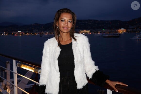 Karine Le Marchand lors de la soirée Reebok durant le Festival de Cannes le 17 mai 2014. 