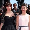 Monica Bellucci et Maria Alexandra Lungu - Montée des marches du film "Les Merveilles" (Le Meraviglie) lors du 67e Festival du film de Cannes le 18 mai 2014