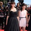 Monica Bellucci et Maria Alexandra Lungu - Montée des marches du film "Les Merveilles" (Le Meraviglie) lors du 67e Festival du film de Cannes le 18 mai 2014
