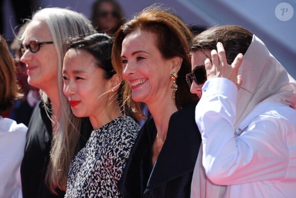 Carole Bouquet, Leila Hatami, Jane Campion, Zhangke Jia, Do-yeon Jeon attending Le Meraviglie screening held at the Palais Des Festivals as part of the 67th Cannes Film Festival in Cannes, France on May 18, 2014. Photo by Aurore Marechal/ABACAPRESS.COM18/05/2014 - Cannes