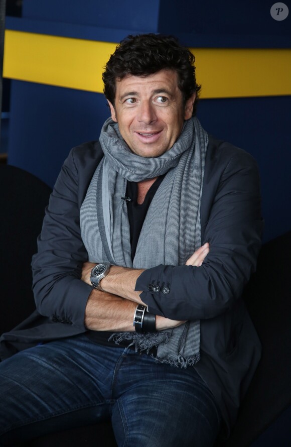 Exclusif - Patrick Bruel lors d'une interview pour la promotion du film "Tu veux ou tu veux pas" avec Patrick Bruel au Pavillon Unifrance lors du 67e Festival du film de Cannes, le 19 mai 2014.