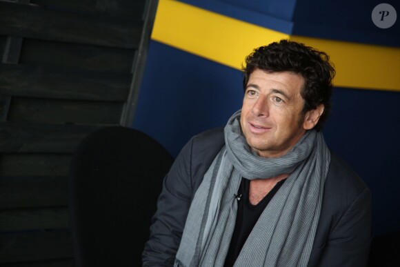 Exclusif - Patrick Bruel lors d'une interview pour la promotion du film "Tu veux ou tu veux pas" avec Patrick Bruel au Pavillon Unifrance lors du 67e Festival du film de Cannes, le 19 mai 2014.
