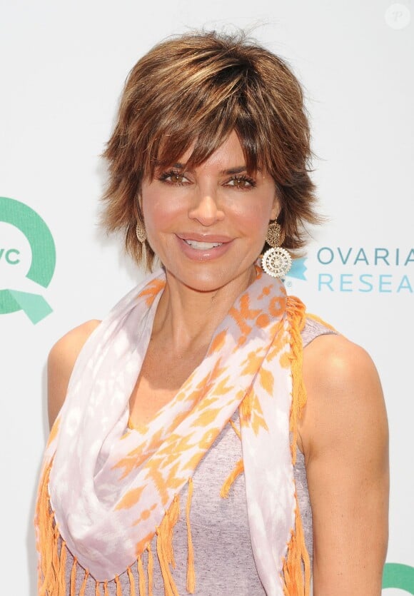 Lisa Rinna lors de la journée de charité pour la recherche contre le cancer de l'ovaire à Santa Monica, le 17 mai 2014