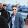 Robert Pattinson au Grand Journal de Canal +, Cannes, le 20 mai 2014.