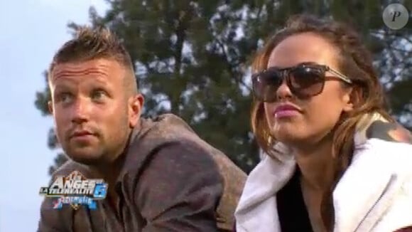 Benjamin et Vanessa, au stade (Les Anges de la télé-réalité 6 - épisode du mercredi 21 mai 2014.)