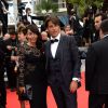 Giuseppe Polimeno arrive au Palais des Festivals pour le film Jimmy's Hall lors du 67e Festival de Cannes, le 22 mai 2014