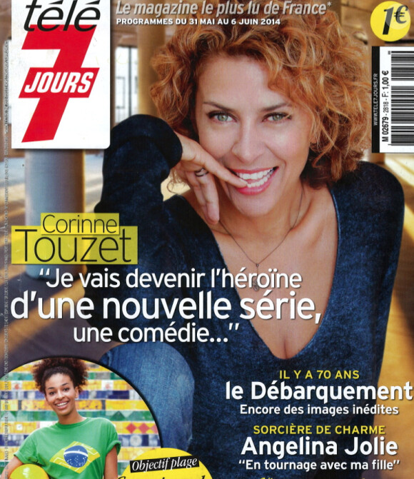 Corinne Touzet en couverture de Télé 7 Jours, en kiosques lundi 26 mai 2014
