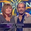 Michèle Bernier et Bruno Solo dans Qui veut gagner des millions ? sur TF1, le vendredi 23 mai 2014.