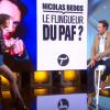 Daphné Bürki et Nicolas Bedos dans Le Tube, sur Canal+, le samedi 24 mai 2014.