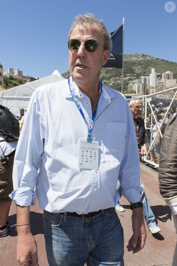 Jeremy Clarkson dans le paddock du Grand Prix de Monaco, le 25 mai 2014