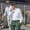 Jackie Stewart dans le paddock du Grand Prix de Monaco, le 25 mai 2014