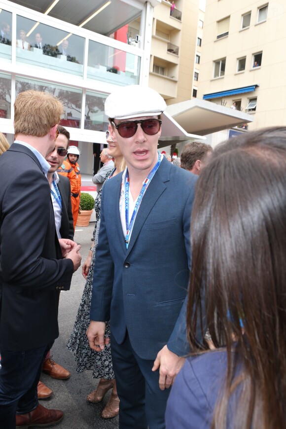 Benedict Cumberbatch lors du Grand Prix de Monaco le 25 mai 2014
