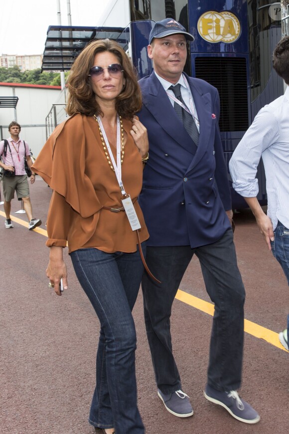 Serge de Yougoslavie et Antonella Rajneri lors du Grand Prix de Monaco le 25 mai 2014