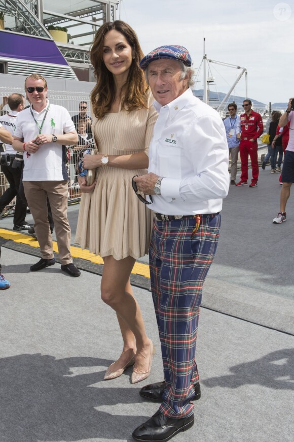 Tasha De Vasconcelos, Jacky Stewart lors du Grand Prix de Monaco le 25 mai 2014