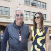 Flavio Briatore, Elisabetta Gregoraci lors du Grand Prix de Monaco le 25 mai 2014