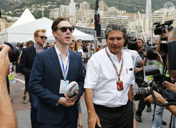 Benedict Cumberbatchlors du Grand Prix de Monaco le 25 mai 2014